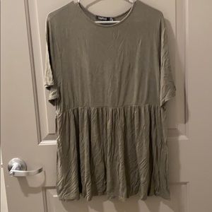 Fit and flare babydoll top